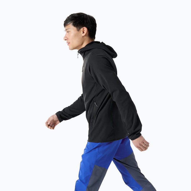 Férfi polár pulóver Arcteryx Delta Hoody black sapphire 4
