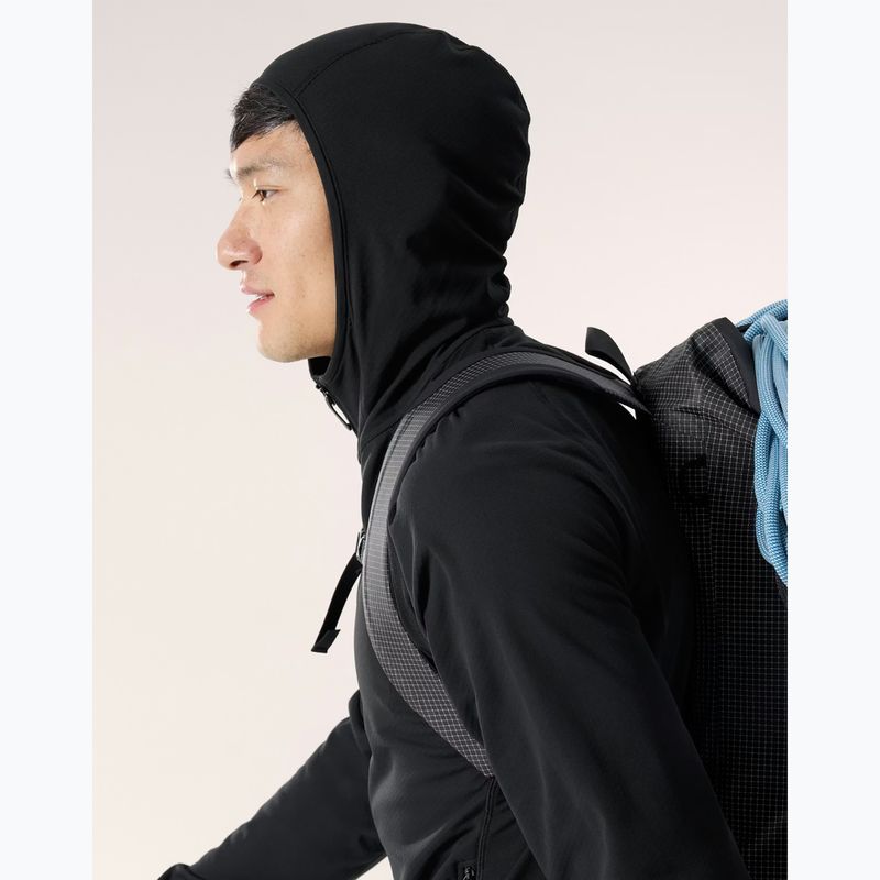 Férfi polár pulóver Arcteryx Delta Hoody black sapphire 5