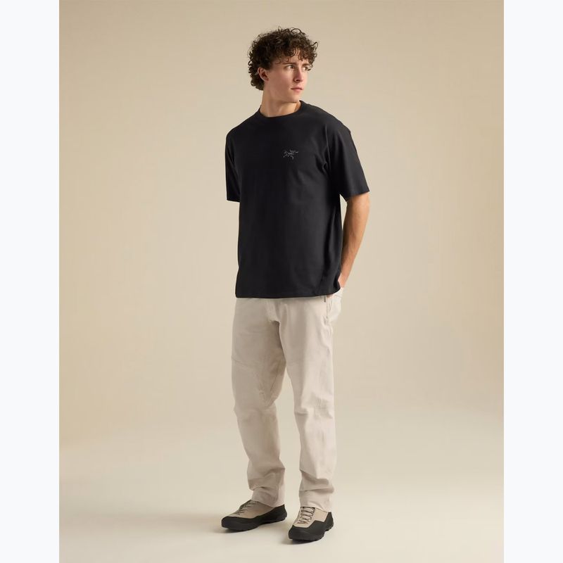 Férfi póló Arcteryx Kragg Cotton Emblem Crew SS black 2