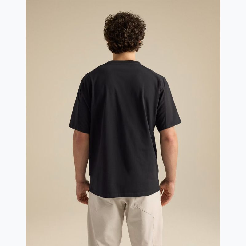 Férfi póló Arcteryx Kragg Cotton Emblem Crew SS black 3