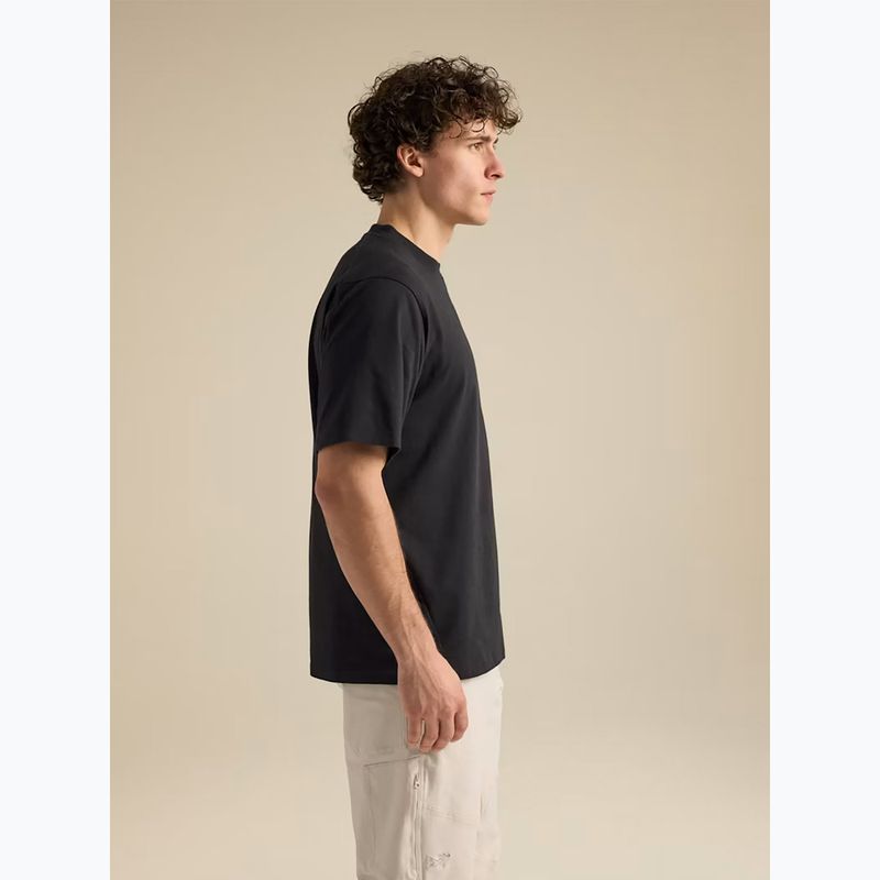 Férfi póló Arcteryx Kragg Cotton Emblem Crew SS black 4