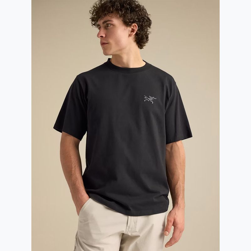 Férfi póló Arcteryx Kragg Cotton Emblem Crew SS black 5