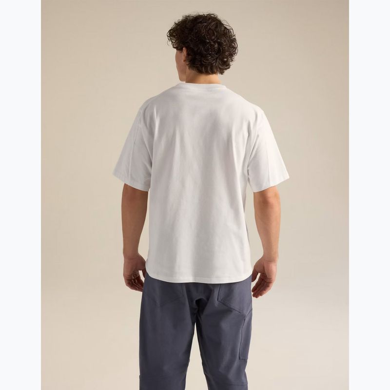 Férfi póló Arcteryx Kragg Cotton Emblem Crew SS white light 3