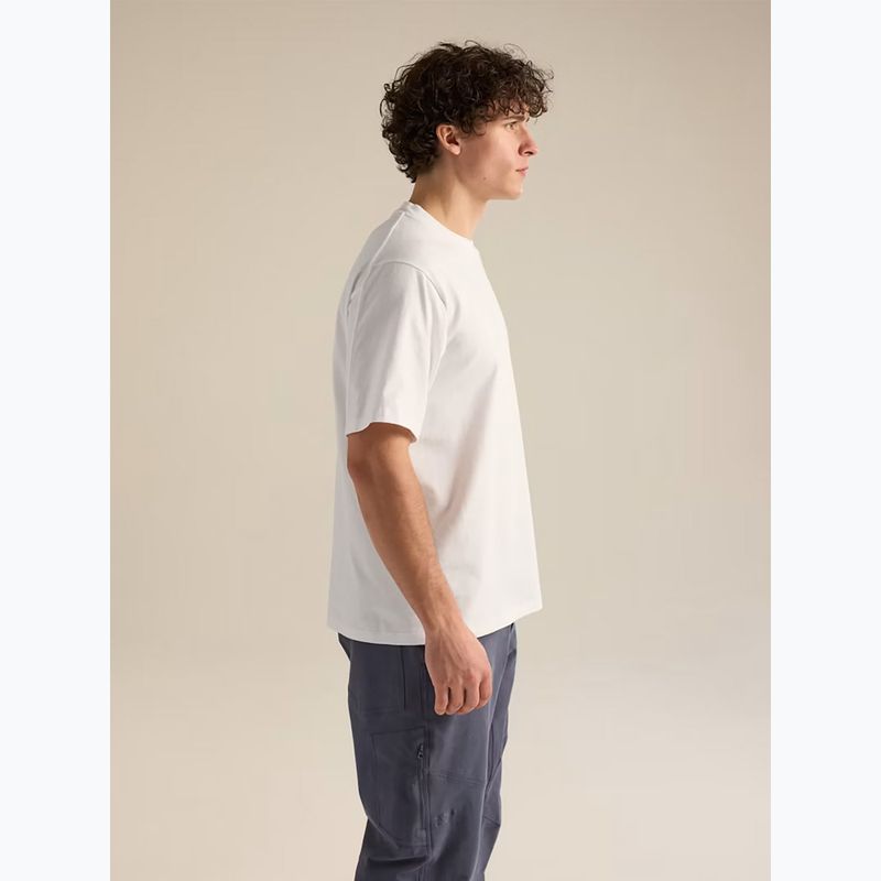 Férfi póló Arcteryx Kragg Cotton Emblem Crew SS white light 5