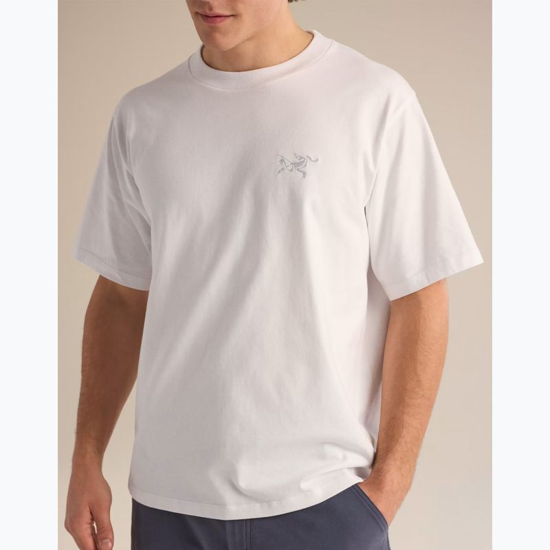 Férfi póló Arcteryx Kragg Cotton Emblem Crew SS white light 6