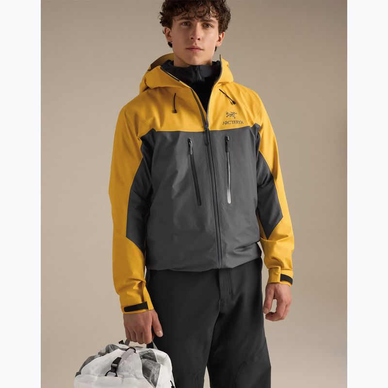 Férfi softshell dzseki Arcteryx Alpha larch/dk grey 4