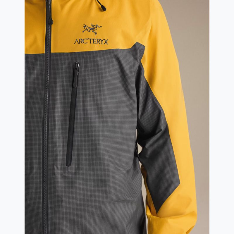Férfi softshell dzseki Arcteryx Alpha larch/dk grey 7