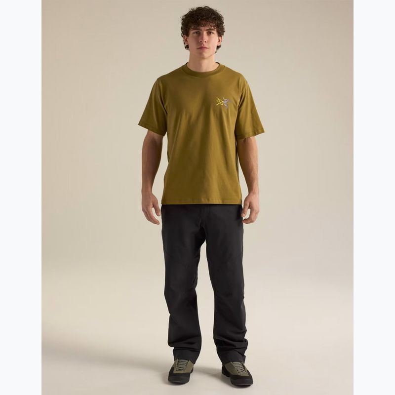 Férfi póló Arcteryx Kragg Cotton Logo SS bracken 2