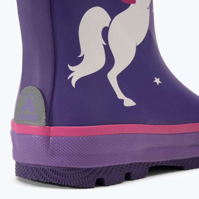 Kamik Unicorn lila gyermek túrabakancsok 9
