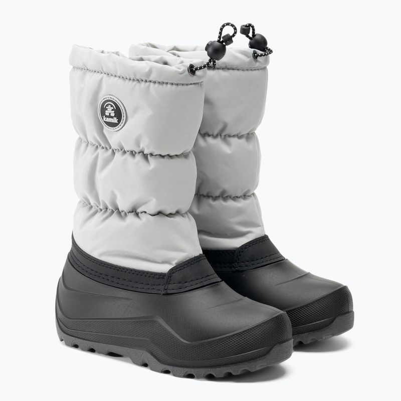 Fiú túrabakancs Kamik Snowcozy világos szürke 4