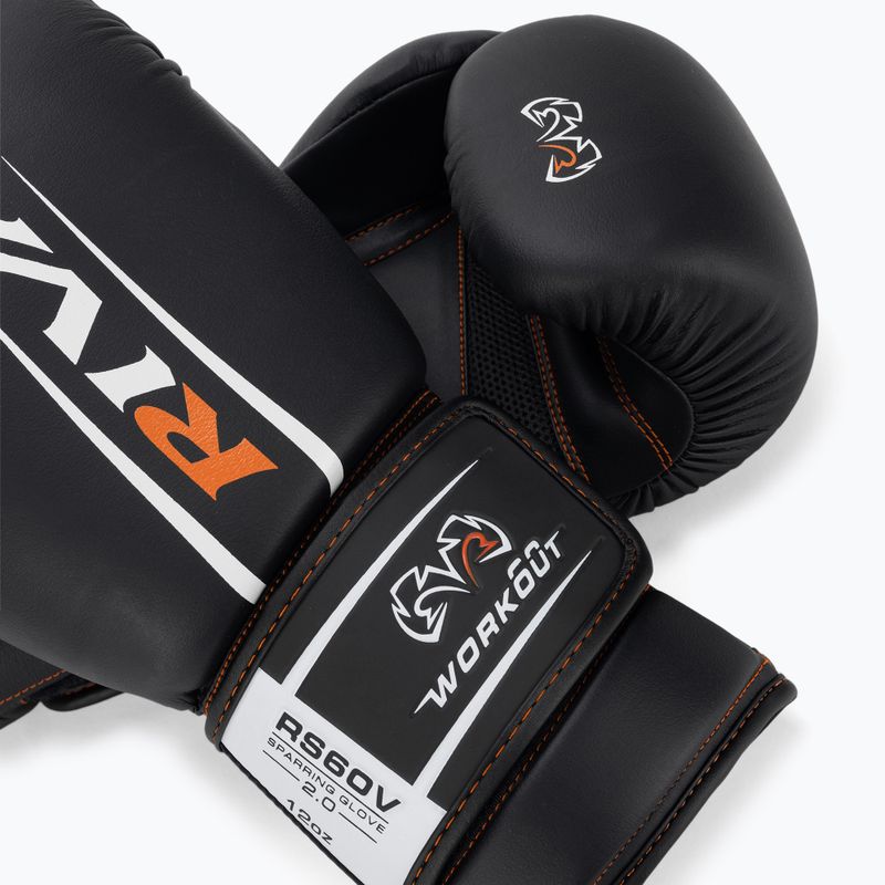 Rival Workout Sparring 2.0 bokszkesztyűk fekete 4