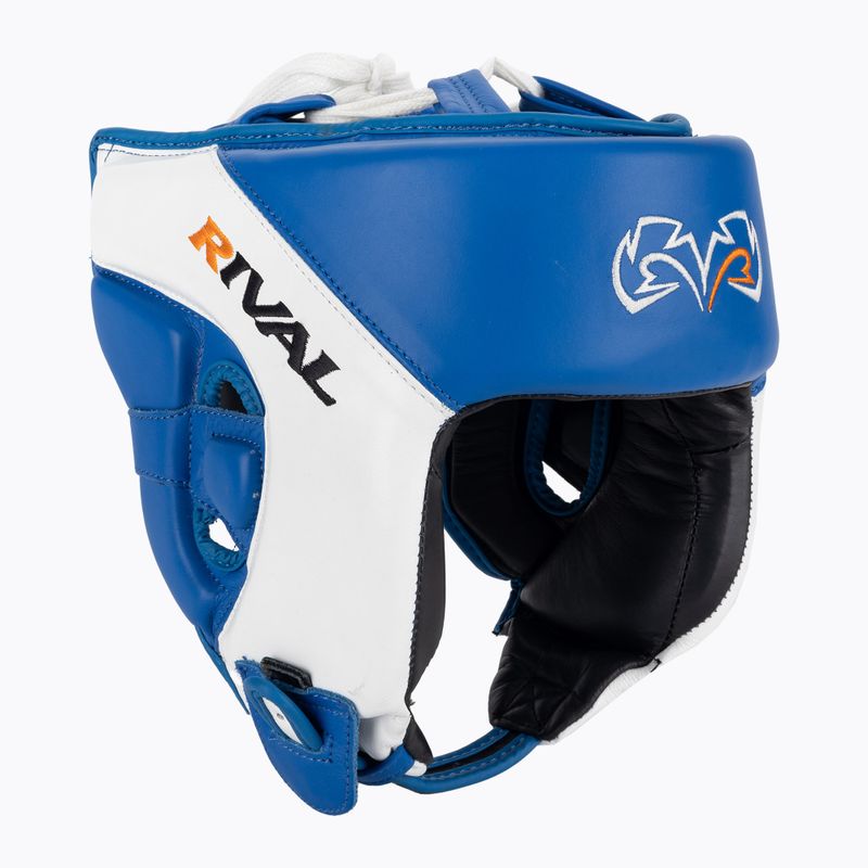 Boksz fejvédő Rival Amateur Competition Headgear blue/white