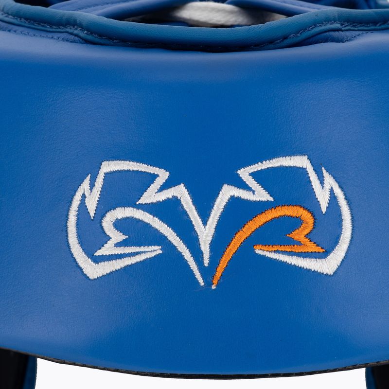 Boksz fejvédő Rival Amateur Competition Headgear blue/white 4