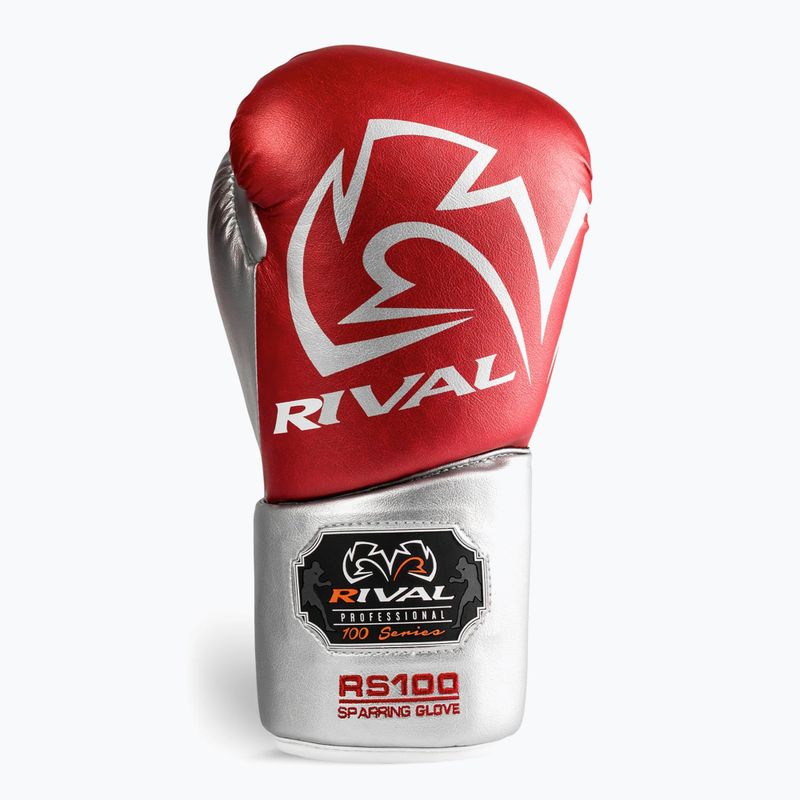Bokszkesztyűk Rival RS100 Professional red/silver 3
