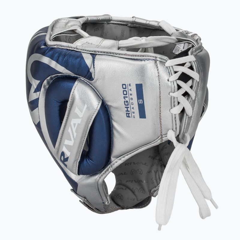 Rival RHG100 Professional fejvédő kék/ezüst bokszsisak 3