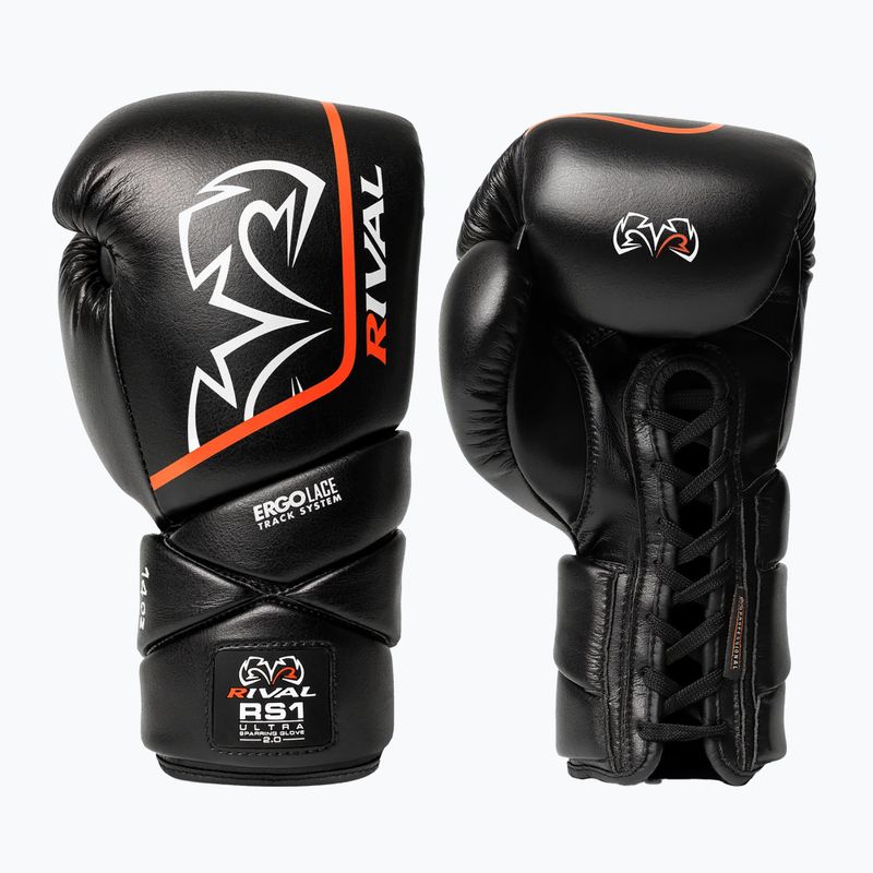 Bokszkesztyűk Rival RS1 Ultra Sparring 2.0 black