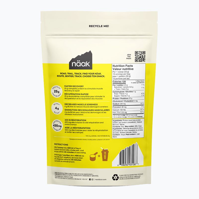 Whey Näak Ultra Recovery fehérjepor 500 g vanília 2