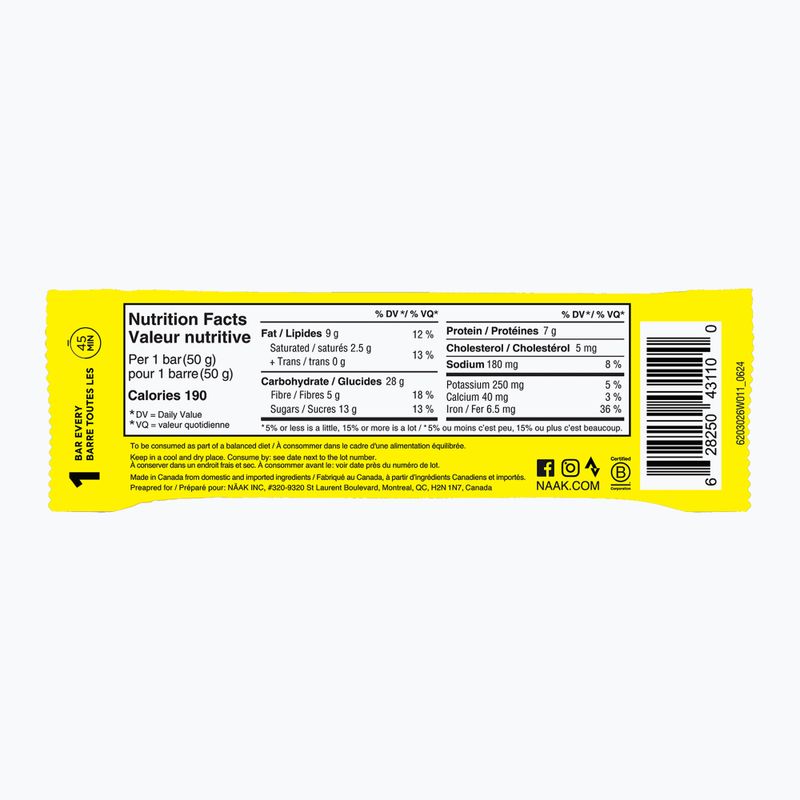 Näak Ultra Energy szelet 50 g mandula és csokoládé 2