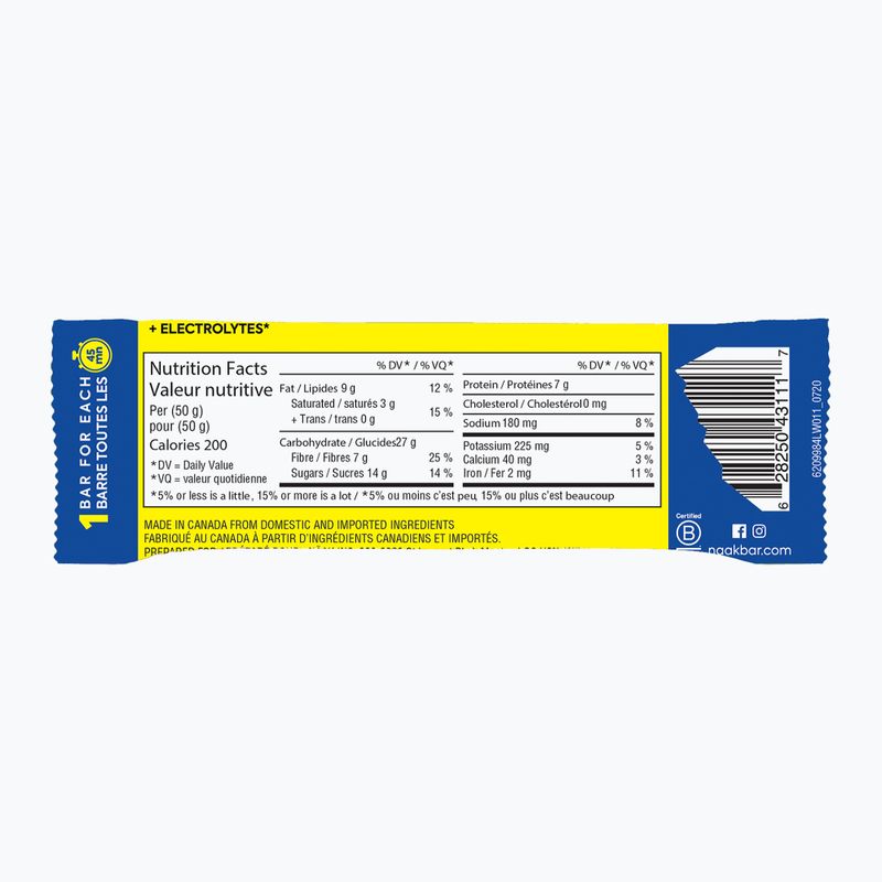Näak Ultra Energy szelet 50 g mogyoróvaj és csokoládé 2