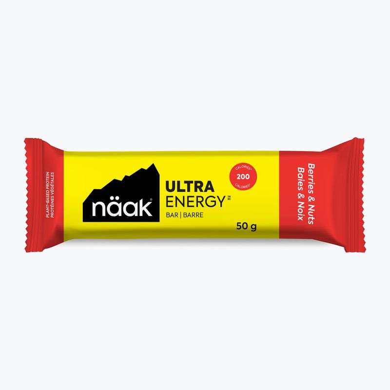 Näak Ultra Energy szelet 50 g bogyós gyümölcsökkel és dióval