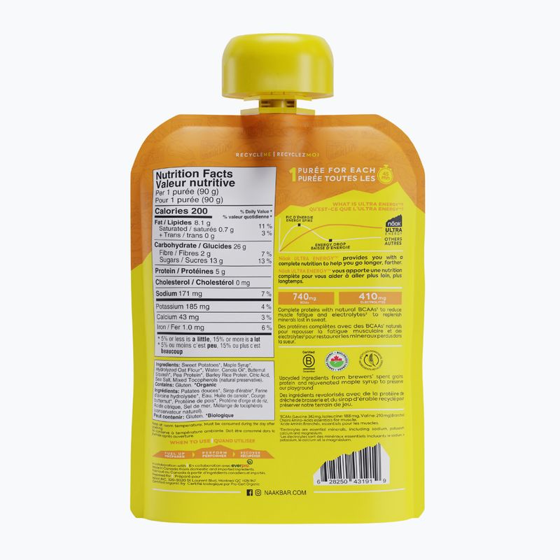 Näak Ultra Energy Gel 90 g édesburgonya, vajdiótök 2