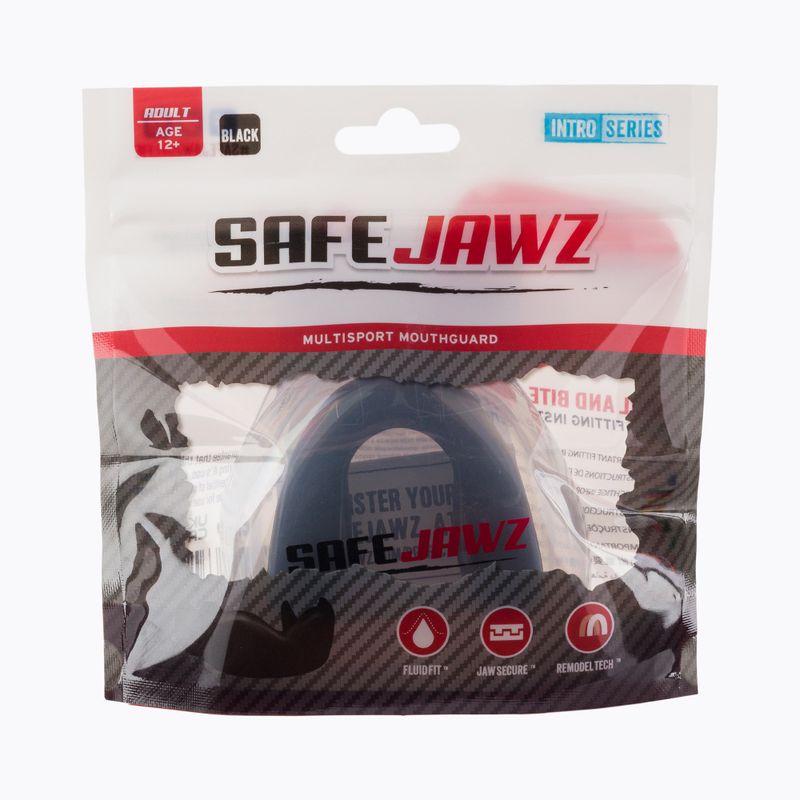 SAFEJAWZ Intro sorozatú állkapocsvédő fekete SJIBLACKA