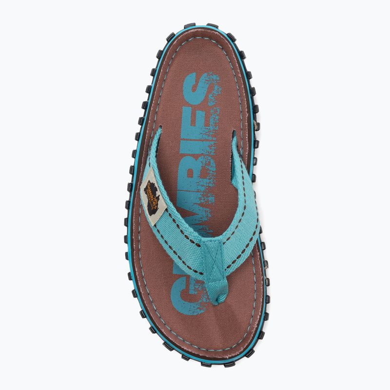 Gumbies Islander barna és kék flip flopok 6