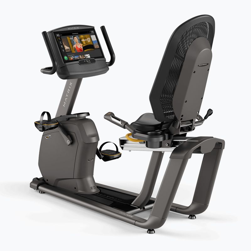 álló kerékpárMatrix Fitness Recumbent Bike R50XIR-02 graphite grey 2