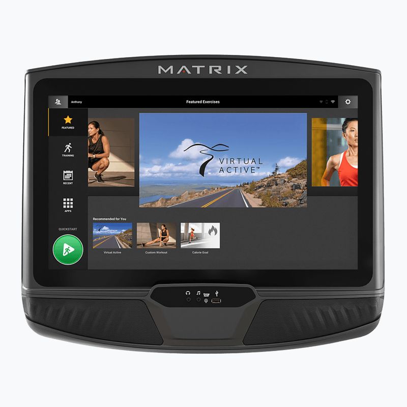 Matrix Fitness Elliptikus elliptikus tréner E50XUR-02 fekete 6