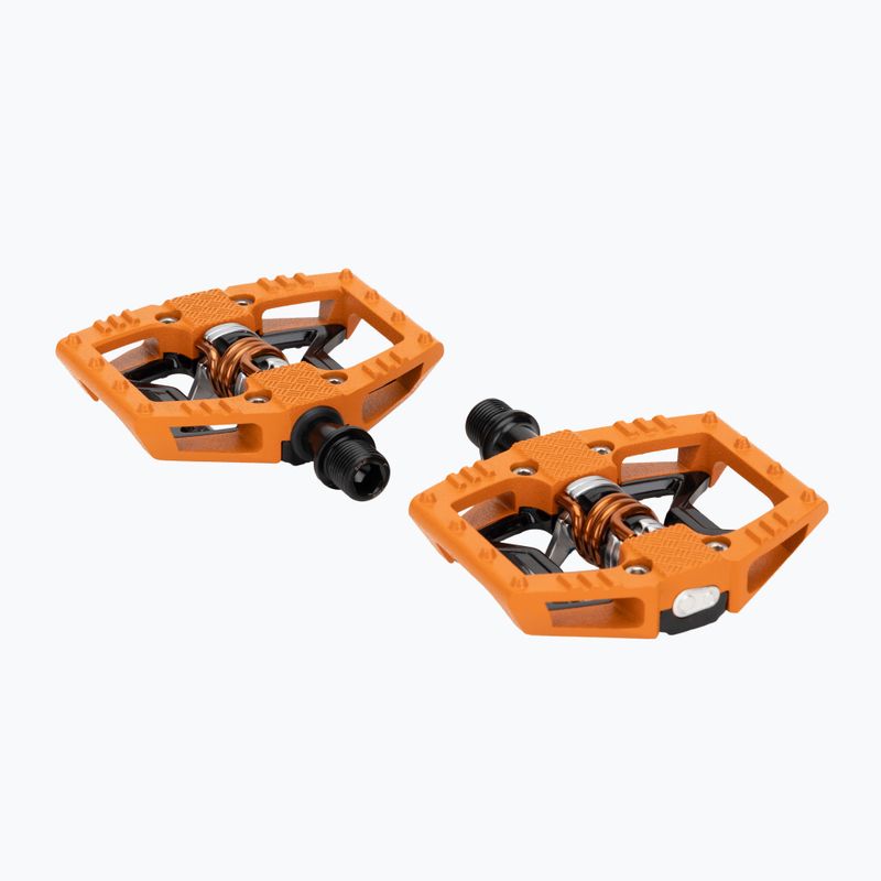 Crankbrothers Double Shot 2 orange/black/orange kerékpár pedál 2