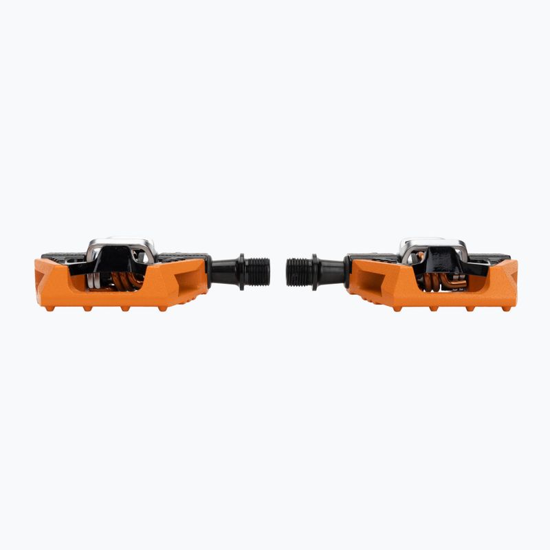 Crankbrothers Double Shot 2 orange/black/orange kerékpár pedál 3