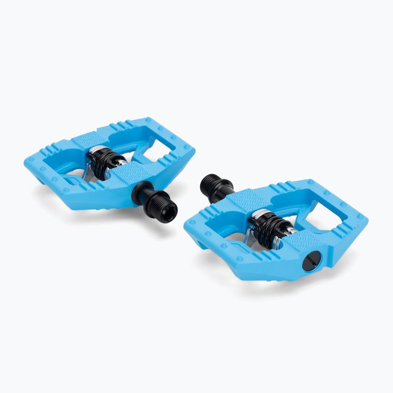 Kerékpárpedálok Crankbrothers Double Shot 1 light blue/black 2