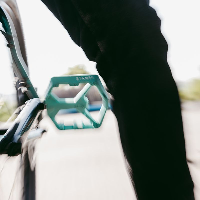 Kerékpárpedálok Crankbrothers Stamp 0 turquoise 6