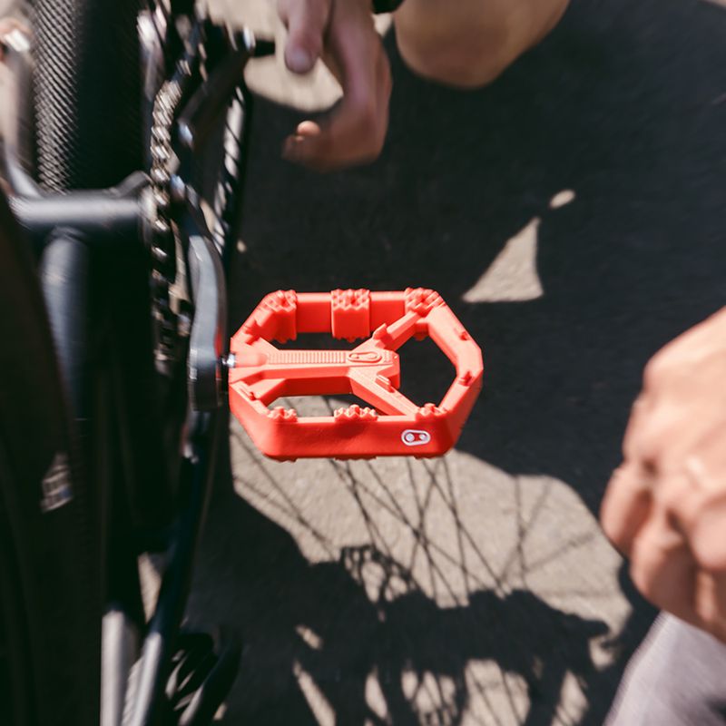 Kerékpárpedálok Crankbrothers Stamp 0 bright red 5