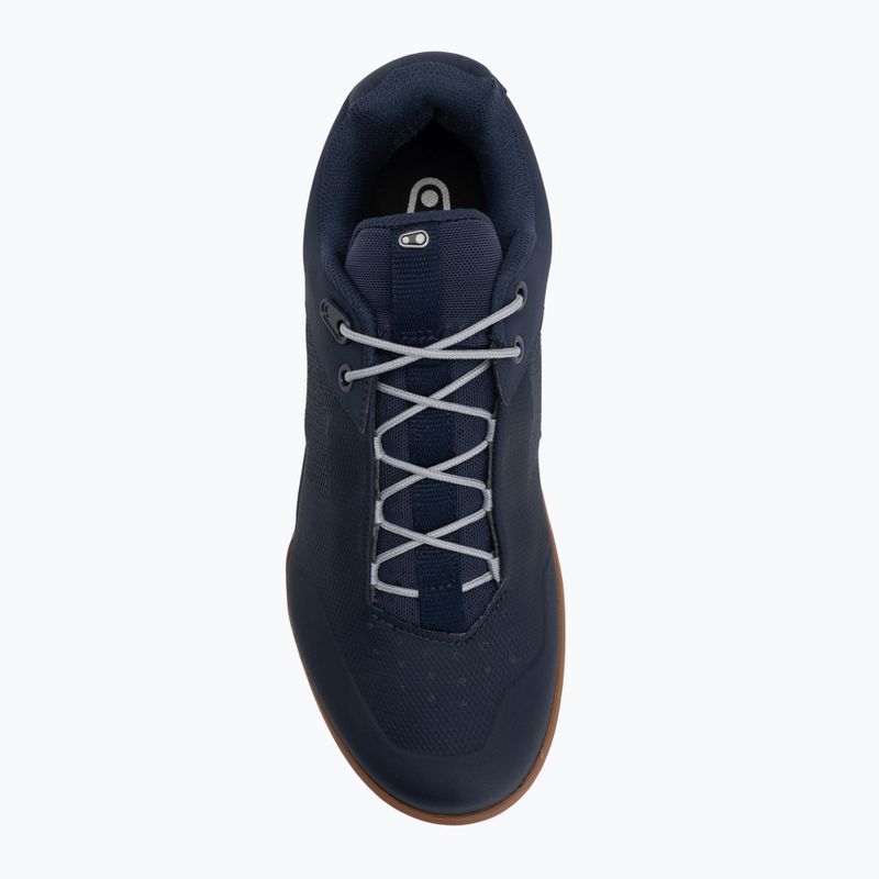 Férfi platform kerékpáros cipő Crankbrothers Stamp Lace tengerészkék és barna CR-STL04281A105 5