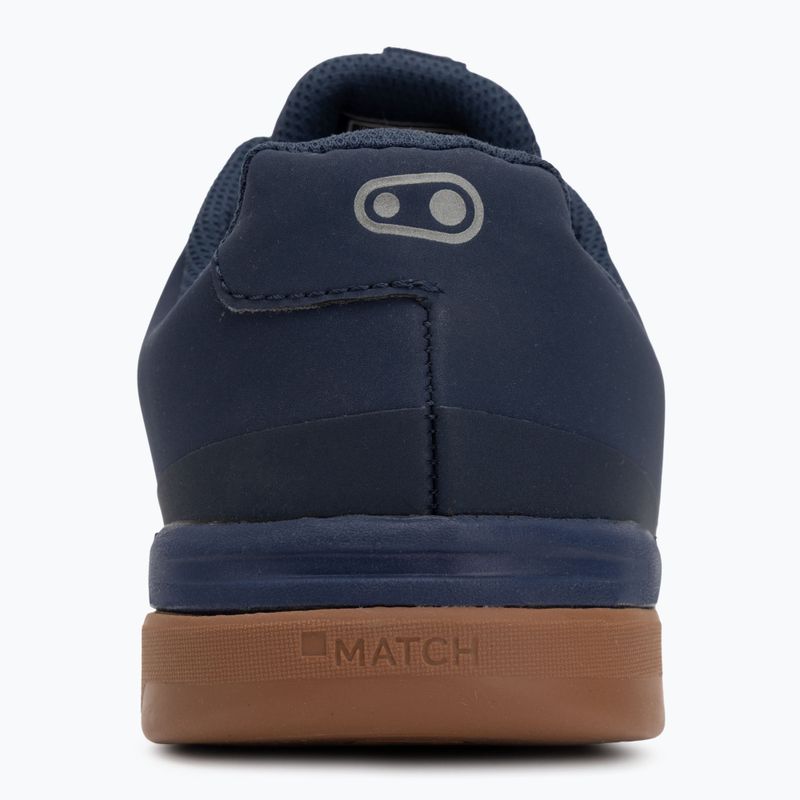 Férfi platform kerékpáros cipő Crankbrothers Stamp Lace tengerészkék és barna CR-STL04281A105 6