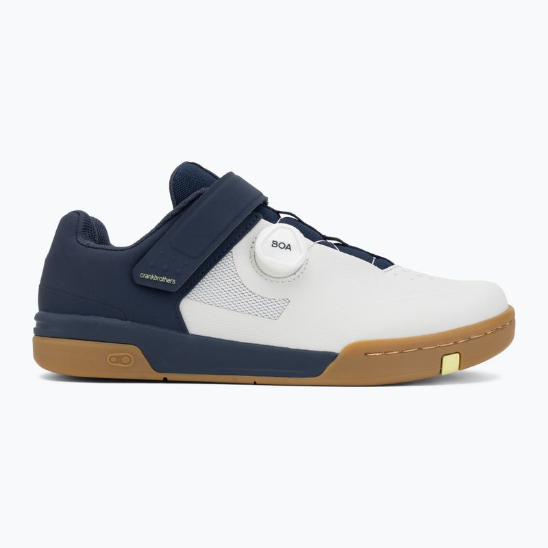 Platforma kerékpáros cipő Crankbrothers Stamp Boa navy grey/gum outsole 2