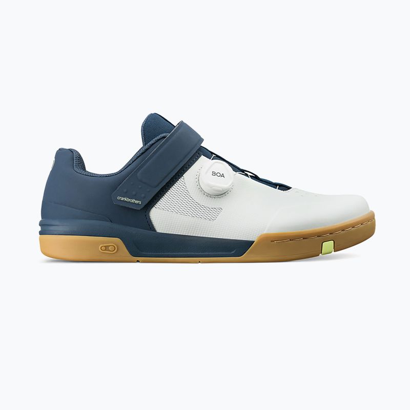 Platforma kerékpáros cipő Crankbrothers Stamp Boa navy grey/gum outsole 8