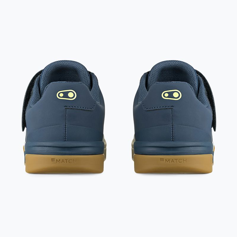 Platforma kerékpáros cipő Crankbrothers Stamp Boa navy grey/gum outsole 11