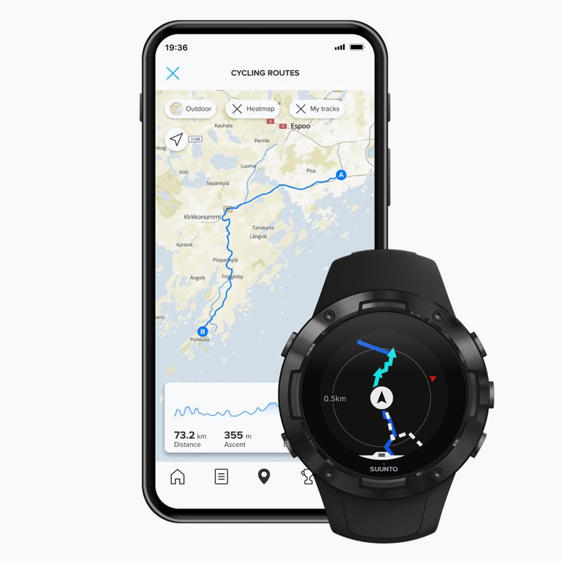 Suunto 5 G1 sportóra fekete SS050299000 5