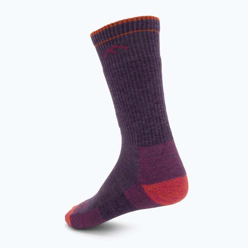 Női zokni Darn Tough Hiker plum heather 2