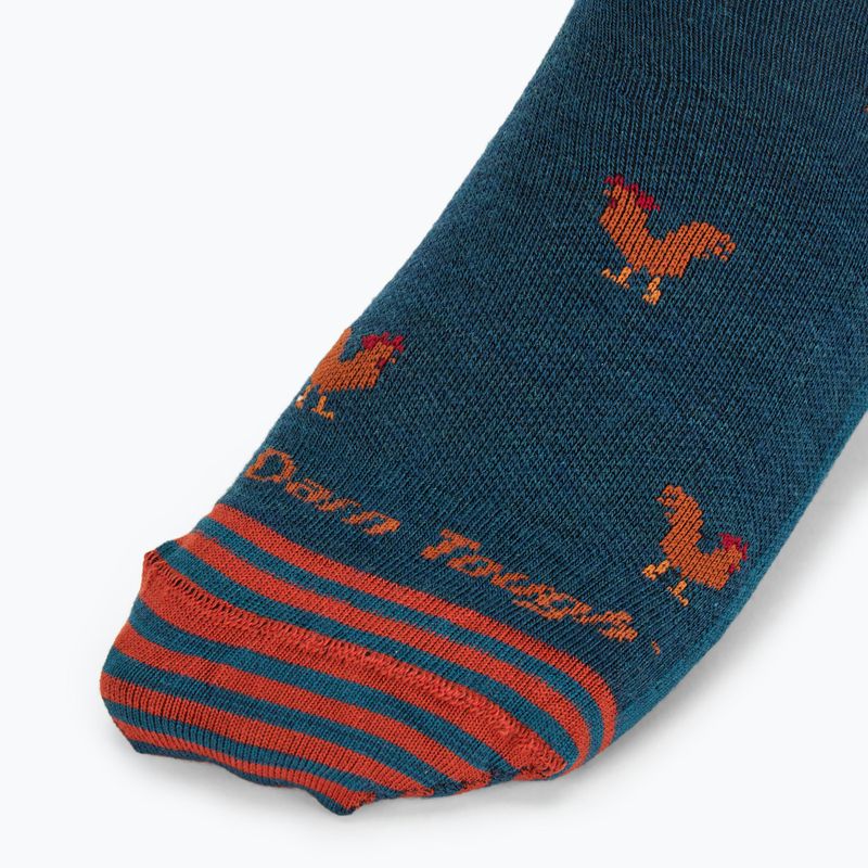 Férfi zokni Darn Tough Strut Crew dark teal 3
