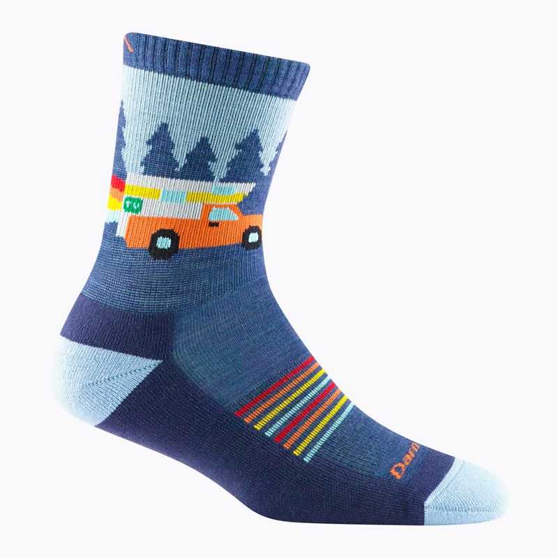 Zokni trekkingowe dziecięce Darn Tough Van Wild Micro Crew denim