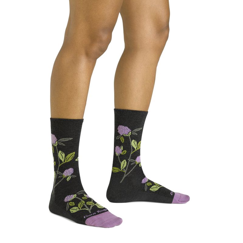 Női zokni Darn Tough Blossom charcoal 2