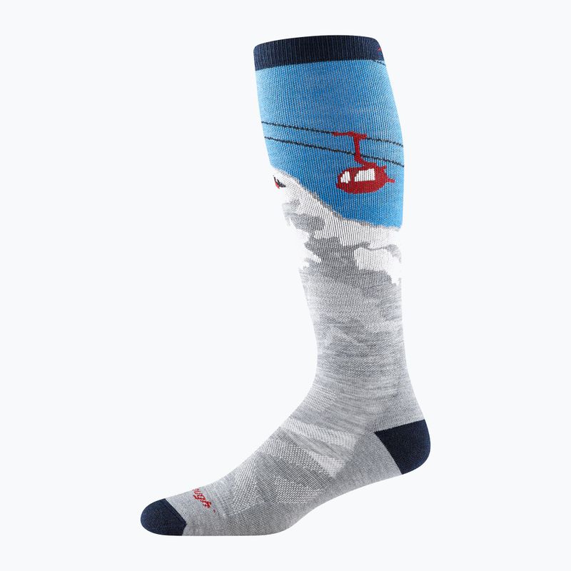 Férfi zokni Darn Tough Heady Yeti OTC Midweight with Cushion gray 2