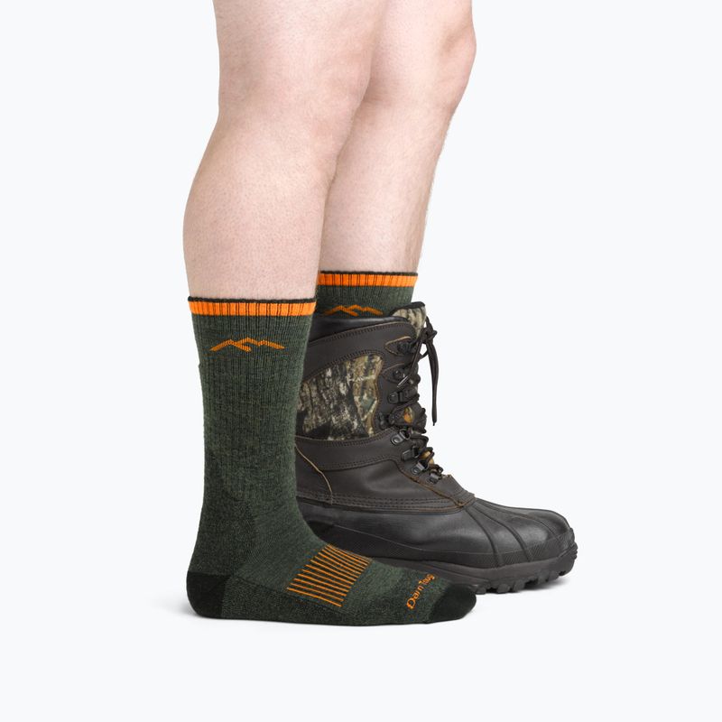 Férfi zokni Darn Tough Hunting Boot Sock Cushion erdő 2