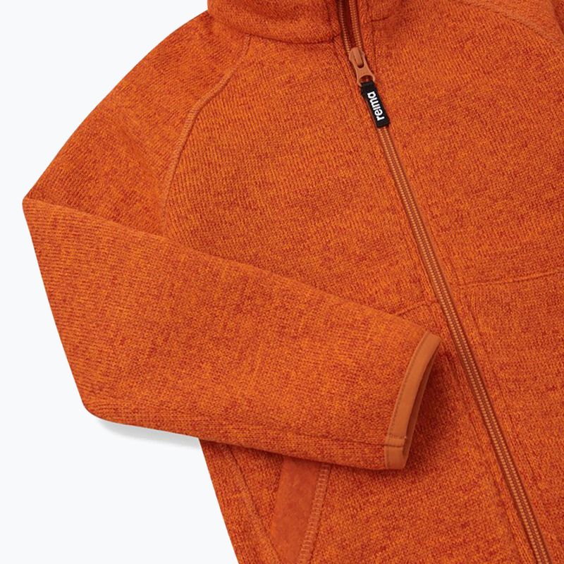 Reima Hopper gyermek fleece kapucnis pulóver narancssárga 5200050A-2680 3