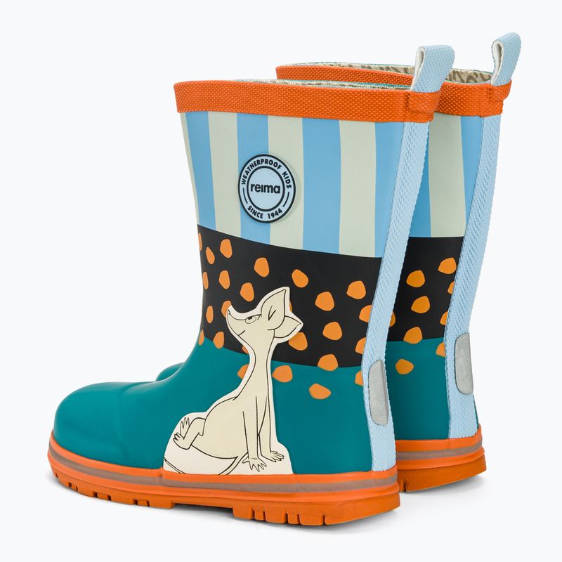 Gyermek gumicsizma Reima Magisk Moomin dark orange 4