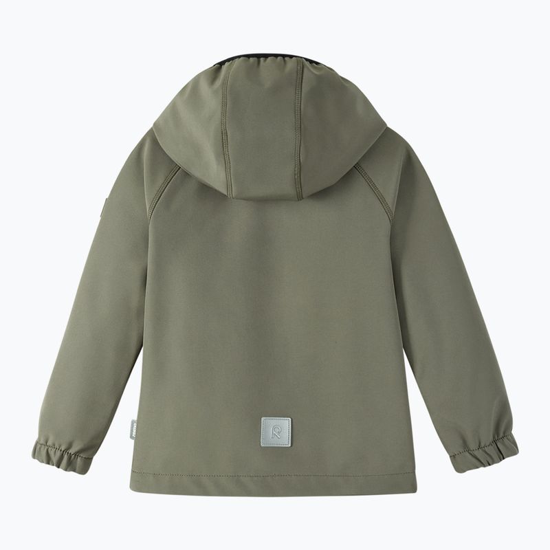 Reima Vantti szürkészöld gyermek softshell kabát 2