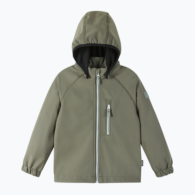 Reima Vantti szürkészöld gyermek softshell kabát 8